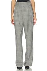 Double Waistband Tailored Wide Leg Pant - thumbnail 4