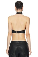 Buckled Leather Bustier Top - thumbnail 6