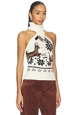 Mixed Fair Isle Halter Top - thumbnail 5
