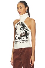 Mixed Fair Isle Halter Top - thumbnail 6