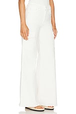 Mother Denim Undercover Cargo Sneak Wide Leg Jean- Cream Puffs