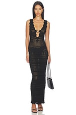 Cattleya Crochet Maxi Dress - thumbnail 4