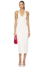 Zaia Halter Midi Dress - thumbnail 4
