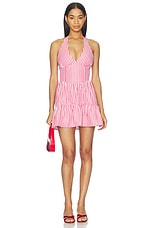 Davina Halter Mini Dress - thumbnail 3
