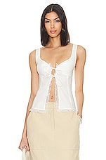 Cristal Tie Front Top