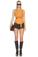 Aaliyah Faux Suede Vest - thumbnail 6