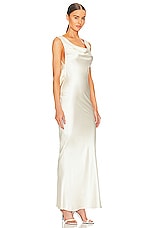 Plunging Back Cowl Dress - thumbnail 6
