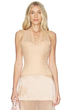 Matte Silk Chiffon Daydream Top - thumbnail 4