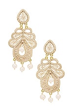 Product image of Mercedes Salazar Clear Skies Clip On Earrings. Click to view full details