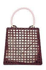 MERCEDES SALAZAR Take me to the Moon Handbag Mini In Aqua