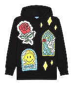Product image of Market Smiley Cathedral Glass Hoodie. Click to view full details