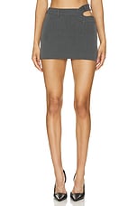 Asymmetric Mini Skirt