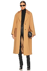 Product image of MSGM Belted Wool Coat. Click to view full details