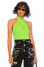 Product image of MSGM Twist Halter Top. Click to view full details