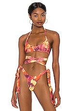 Product image of Melissa Simone Devlin Wrap Bikini Top. Click to view full details