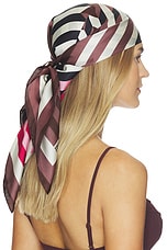 Foulard Scarf in Brown Multi - thumbnail 4