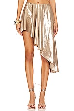 Asymmetrical Cut Out Midi Skirt