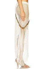 Aria Hand Crochet Fringe Skirt - thumbnail 5