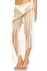 Aria Hand Crochet Fringe Skirt - thumbnail 6