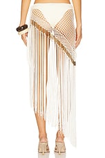 Aria Hand Crochet Fringe Skirt - thumbnail 7