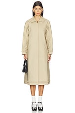 Tailored Gather Trench Coat - thumbnail 5