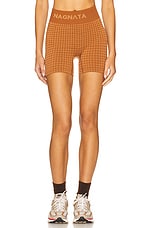 Houndstooth Wool Mini Short