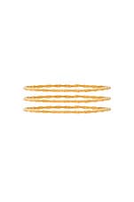 Product image of Natalie B Jewelry Bamboo Bangle Set. Click to view full details