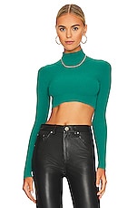 Product image of NBD Cara Cropped Knit Mock Neck. Click to view full details