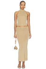 Nyla Shimmer Midi Skirt - thumbnail 8