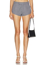 x REVOLVE The Elliot Stripe Denim Short - thumbnail 4