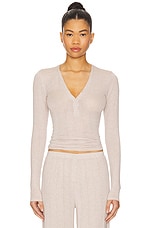 Negative Underwear Whipped Henley in Sand