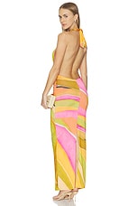 Green Abstract Sabine Dress - thumbnail 6