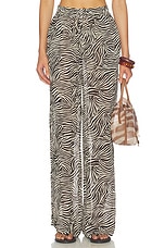 Lise Wide Legged Pants With Side Slits - thumbnail 5