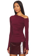 Oxblood Cleo Top main image 1