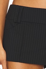 Tailored Pinstripe Mini Shorts - thumbnail 9