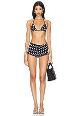 Polka Booty Shorts Bikini Set - thumbnail 4