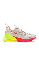 Nike ZAPATILLA DEPORTIVA AIR MAX 270 en Desert Sand, Hot Punch, Volt & Tot | REVOLVE