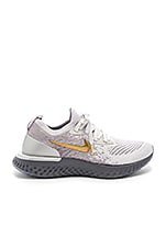 nike epic react flyknit mens gold