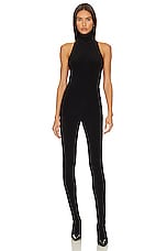 X Revolve Halter Turtle Catsuit With Footsie - thumbnail 4
