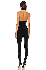 X Revolve Halter Turtle Catsuit With Footsie - thumbnail 6