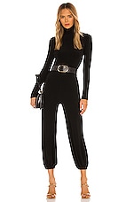 Product image of Norma Kamali Turtleneck Jog Jumpsuit. Click to view full details