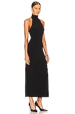 x REVOLVE Halter Turtleneck Side Slit Gown - thumbnail 6