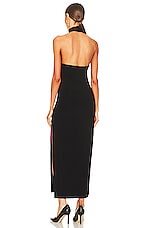 x REVOLVE Halter Turtleneck Side Slit Gown - thumbnail 7