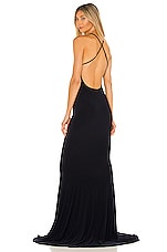 Product image of Norma Kamali X REVOLVE Low Back Slip Mermaid Fishtail Gown. Click to view full details