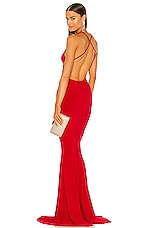 Product image of Norma Kamali X REVOLVE Low Back Slip Mermaid Fishtail Gown. Click to view full details