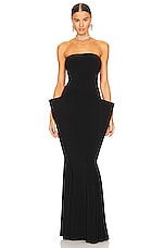 Product image of Norma Kamali Strapless Wing Fishtail Gown. Click to view full details