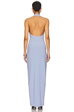 x REVOLVE Tie Front Halter Gown - thumbnail 6