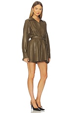 Super Oversized Boyfriend Shirt Flared Mini Dress - thumbnail 5
