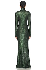 Long Sleeve Turtle Fishtail Gown - thumbnail 6
