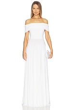 Sleeveless Cowl Neck Flared Gown - thumbnail 4